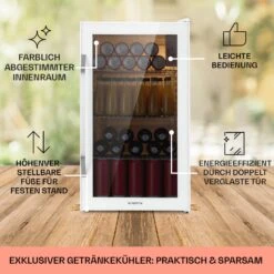 Beersafe XXL Quartz Kühlschrank 80 Liter 3 Böden Panoramaglastür 11 Beersafe XXL Quartz Kühlschrank 80 Liter 3 Böden Panoramaglastür -Haushaltsgeräte Geschäft 10039427 DE 0005 usp