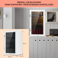 Beersafe XXL Quartz Kühlschrank 80 Liter 3 Böden Panoramaglastür 12 Beersafe XXL Quartz Kühlschrank 80 Liter 3 Böden Panoramaglastür -Haushaltsgeräte Geschäft 10039427 DE 0006 usp