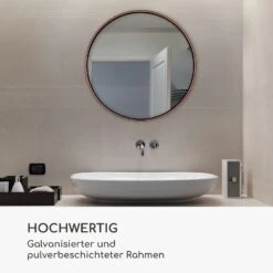 Fournier Wandspiegel Metallrahmen Rund 58,8 X 58,8 Cm -Haushaltsgeräte Geschäft 10039430 de 0004 logo