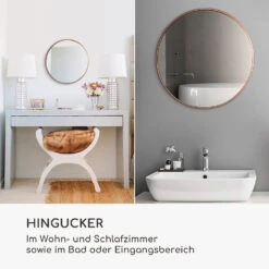 Fournier Wandspiegel Metallrahmen Rund Ø 40 Cm -Haushaltsgeräte Geschäft 10039434 de 0003 logo