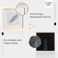 York Bilderrahmen Quadratisch 25 X 25 Cm Fotos Passepartout Glas -Haushaltsgeräte Geschäft 10039458 de 0004 usp