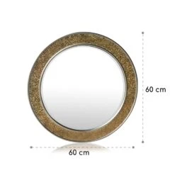 Cheyne Wandspiegel Holzrahmen Rund Ø 60 Cm Mosaik-Design 13 Cheyne Wandspiegel Holzrahmen Rund Ø 60 Cm Mosaik-Design -Haushaltsgeräte Geschäft 10039462 yy 0007 logo