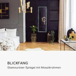 Norwich Spiegel Holzrahmen Rechteckig 130 X 45 Cm Mosaik-Design -Haushaltsgeräte Geschäft 10039473 de 0003 logo