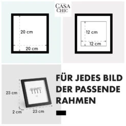 Cannon Bilderrahmen Quadratisch 20 X 20 Cm Fotos Passepartout Echtholz -Haushaltsgeräte Geschäft 10039479 de 0005 usp