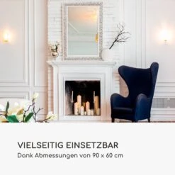 Stratford Wandspiegel Holzrahmen Rechteckig 90 X 60 Cm Vintage 11 Stratford Wandspiegel Holzrahmen Rechteckig 90 X 60 Cm Vintage -Haushaltsgeräte Geschäft 10039481 de 0005 logo