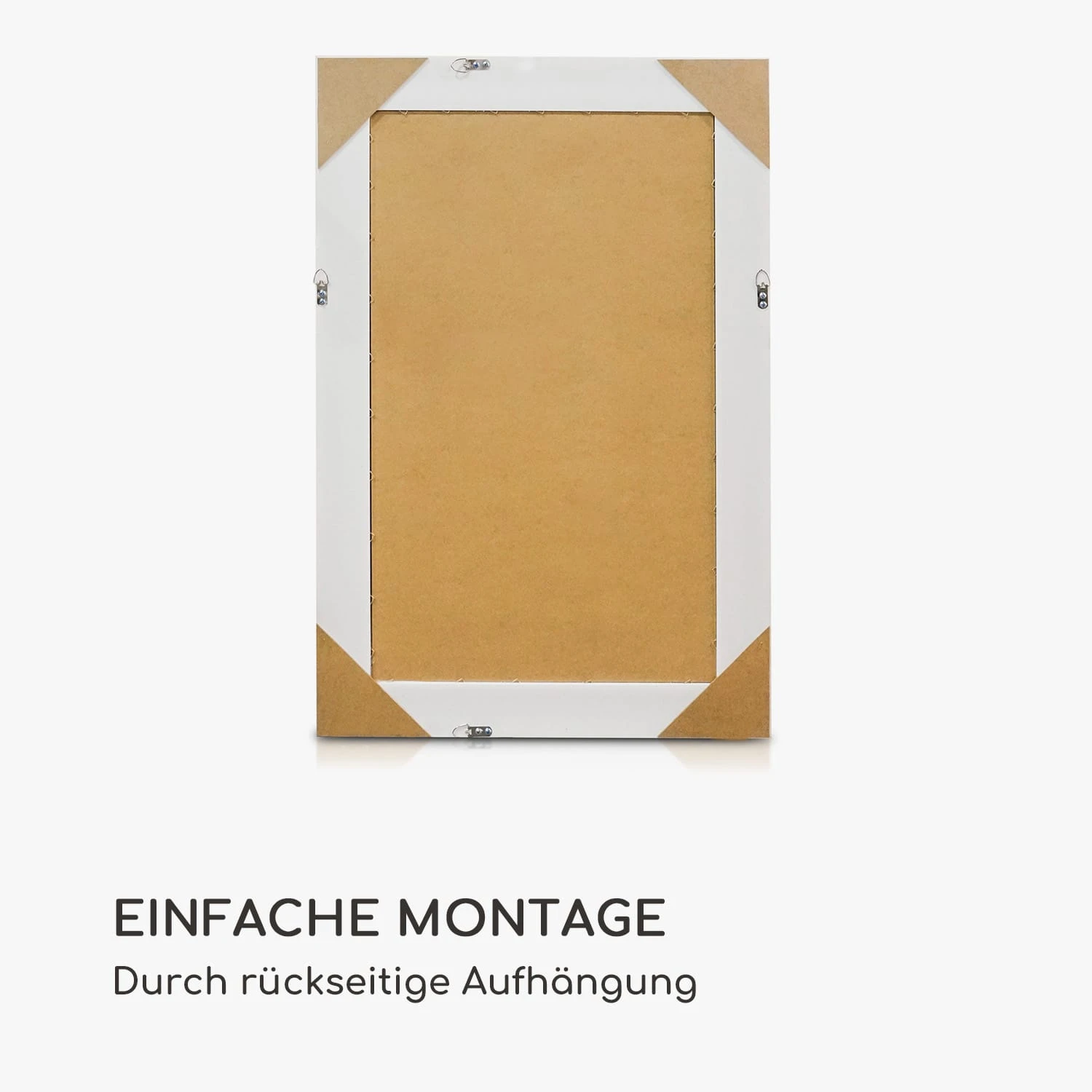 Stratford Wandspiegel Holzrahmen Rechteckig 90 X 60 Cm Vintage 6 Stratford Wandspiegel Holzrahmen Rechteckig 90 X 60 Cm Vintage – Bild 6