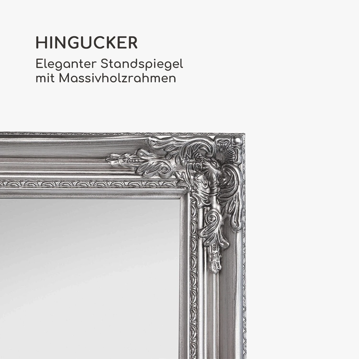 Ashford Standspiegel Massivholzrahmen Rechteckig 130 X 45 Cm 4 Ashford Standspiegel Massivholzrahmen Rechteckig 130 X 45 Cm – Bild 4