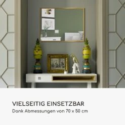 Croxley Wandspiegel Metallrahmen Rechteckig 70 X 50 Cm -Haushaltsgeräte Geschäft 10039493 de 0003 logo