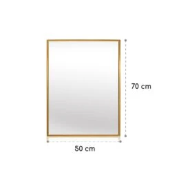 Croxley Wandspiegel Metallrahmen Rechteckig 70 X 50 Cm -Haushaltsgeräte Geschäft 10039493 yy 0006 logo