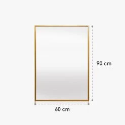 Croxley Wandspiegel Metallrahmen Rechteckig 90 X 60 Cm 11 Croxley Wandspiegel Metallrahmen Rechteckig 90 X 60 Cm -Haushaltsgeräte Geschäft 10039497 yy 0006 logo