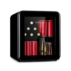 PopLife Getränkekühler Kühlschrank 0-10°C Retro-Design