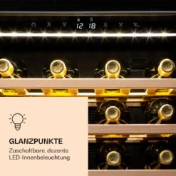Klarstein Vinamour 77 Duo Weinkühlschrank 191 Liter 5 - 20 °C 2 Kühlzonen 14 Klarstein Vinamour 77 Duo Weinkühlschrank 191 Liter 5 - 20 °C 2 Kühlzonen -Haushaltsgeräte Geschäft 10039771 de 0006 logo