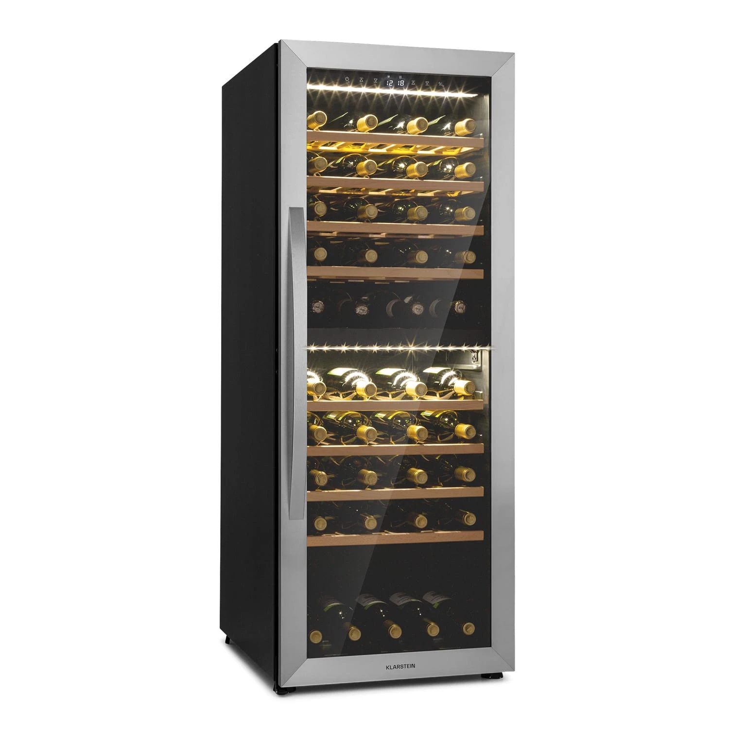 Klarstein Vinamour 77 Duo Weinkühlschrank 191 Liter 5 - 20 °C 2 Kühlzonen 1 Klarstein Vinamour 77 Duo Weinkühlschrank 191 Liter 5 - 20 °C 2 Kühlzonen