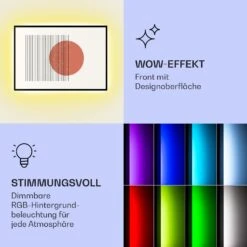 Mojave 750 Smart 2-in-1 Heizgerät Infrarot Konvektor 85x60cm 750W RGB-Licht -Haushaltsgeräte Geschäft 10039820 de 0003 logo