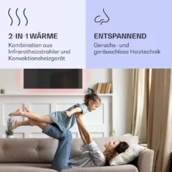 Mojave 1000 Smart 2-in-1 Heizgerät Infrarot Konvektor 120x60cm 1000W RGB-Licht -Haushaltsgeräte Geschäft 10039822 de 0004 logo