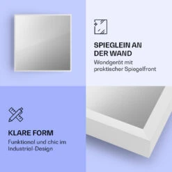 La Palma 500 Smart 2-in-1 Heizgerät Infrarot Konvektor 60x60cm 500W Spiegelfront -Haushaltsgeräte Geschäft 10039828 de 0003 logo