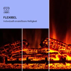 Dukono Elektrokamin 1800 W LED-Flammen Heizlüfter Timer Holzfach -Haushaltsgeräte Geschäft 10039850 de 0004 logo