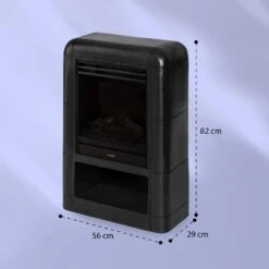 Dukono Elektrokamin 1800 W LED-Flammen Heizlüfter Timer Holzfach -Haushaltsgeräte Geschäft 10039850 yy 0007 logo