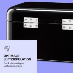 Delaware Brotkasten Metall 30 X 16 X 20,5 Cm Klappdeckel Lüftungslöcher -Haushaltsgeräte Geschäft 10039910 de 0005 logo