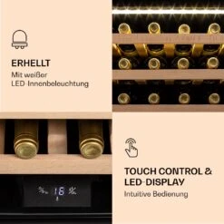 Vinsider 24 Built-In Uno Weinkühlschrank Einbaugerät 1 Zone 24 Flaschen Edelstahl -Haushaltsgeräte Geschäft 10039913 de 0005 logo