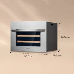 Vinsider 24 Built-In Uno Weinkühlschrank Einbaugerät 1 Zone 24 Flaschen Edelstahl -Haushaltsgeräte Geschäft 10039913 yy 0006 logo