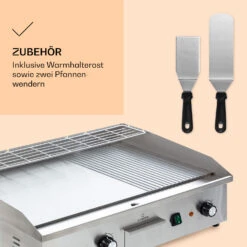 Grillmeile 4400 Elektrogrill Plancha 2x2200W Grillplatte Edelstahl -Haushaltsgeräte Geschäft 10039915 de 0006 logo