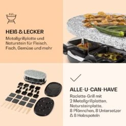 All-U-Can-Grill Raclette Raclette-Grill 4-in-1 Zubehör Für 8 Personen -Haushaltsgeräte Geschäft 10039923 de 0005 logo