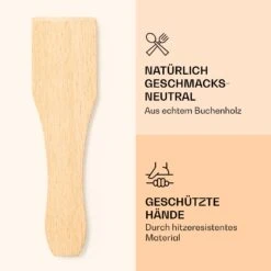 Raclette Spatulas Holzspatel Pfannenwender Zubehör 8 Stück Für Raclette-Pfännchen 6 Raclette Spatulas Holzspatel Pfannenwender Zubehör 8 Stück Für Raclette-Pfännchen -Haushaltsgeräte Geschäft 10039924 de 0003 logo