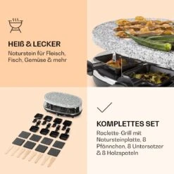 Steaklette Raclette Raclette-Grill Mit Zubehör Für 8 Personen 9 Steaklette Raclette Raclette-Grill Mit Zubehör Für 8 Personen -Haushaltsgeräte Geschäft 10039925 de 0004 logo
