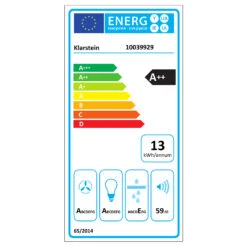 Aurora Eco 90 Dunstabzugshaube 550 M³/h 90cm Kopffrei Ambientelicht -Haushaltsgeräte Geschäft 10039929 energy label