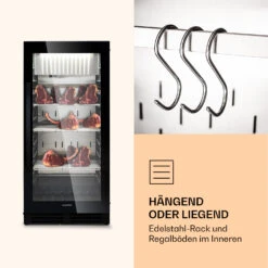 Steakhouse Pro 233 Onyx Fleischreifeschrank 1 Zone 233 L 1-25°C Touch Panorama -Haushaltsgeräte Geschäft 10039936 de 0005 logo