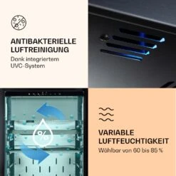 Steakhouse Pro 233 Onyx Fleischreifeschrank 1 Zone 233 L 1-25°C Touch Panorama -Haushaltsgeräte Geschäft 10039936 de 0006 logo