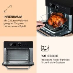 Prime Air Heißluftfritteuse 1500W 23l Timer 8 Programme 11 Prime Air Heißluftfritteuse 1500W 23l Timer 8 Programme -Haushaltsgeräte Geschäft 10040025 de 0005 logo