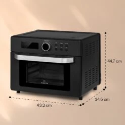 Prime Air Heißluftfritteuse 1500W 23l Timer 8 Programme 13 Prime Air Heißluftfritteuse 1500W 23l Timer 8 Programme -Haushaltsgeräte Geschäft 10040025 yy 0007 dimensions