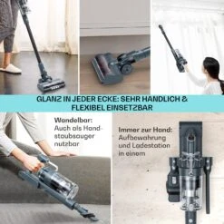 LARMA Staubsauger Kabellos Beutellos Akku 45 Min Laufzeit Max. LED -Haushaltsgeräte Geschäft 10040032 de 0005 logo