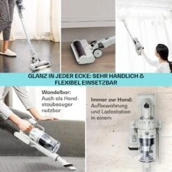 LARMA Staubsauger Kabellos Beutellos Akku 45 Min Laufzeit Max. LED -Haushaltsgeräte Geschäft 10040033 de 0005 logo