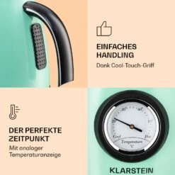 Aquavita Chalet Wasserkocher 1,7 Liter 2200 Watt Temperaturanzeige Edelstahl 12 Aquavita Chalet Wasserkocher 1,7 Liter 2200 Watt Temperaturanzeige Edelstahl -Haushaltsgeräte Geschäft 10040040 de 0005 logo