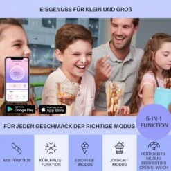 Dolce Bacio Smart Eiscremebereiter Yogurtmaker Kompressor 2 Liter WiFi Touch Edelstahl -Haushaltsgeräte Geschäft 10040048 de 0003 logo