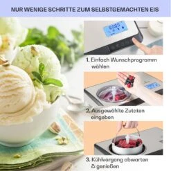 Dolce Bacio Smart Eiscremebereiter Yogurtmaker Kompressor 2 Liter WiFi Touch Edelstahl -Haushaltsgeräte Geschäft 10040048 de 0004 logo