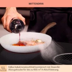 Full House 3.0 Down Air System Induktionsherd DownAir-Haube 655 M³/h -Haushaltsgeräte Geschäft 10040067 de 0003 usp