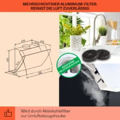 Clara 90 Dunstabzugshaube Glas 509 M³/h Touch Ambiente-Licht -Haushaltsgeräte Geschäft 10040143 de 0005 logo