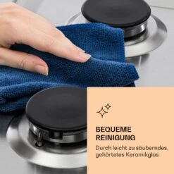 Ignito Chef Edition 5 Zonen Gaskochfeld 5-flammig Sabaf-Brenner Glaskeramik -Haushaltsgeräte Geschäft 10040147 de 0006 logo