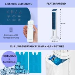 Mistral 5-in-1 Luftkühler Ventilator Ionisator 360 M³/h Fernbedienung -Haushaltsgeräte Geschäft 10040150 de 0006 logo