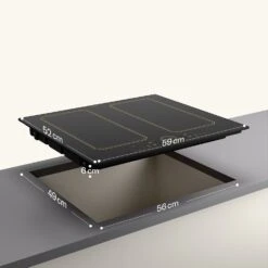 Victoria 4 Flex Induktionskochfeld Einbau 7000W 2 Flexzonen Timer 15 Victoria 4 Flex Induktionskochfeld Einbau 7000W 2 Flexzonen Timer -Haushaltsgeräte Geschäft 10040201 de 0007 usp