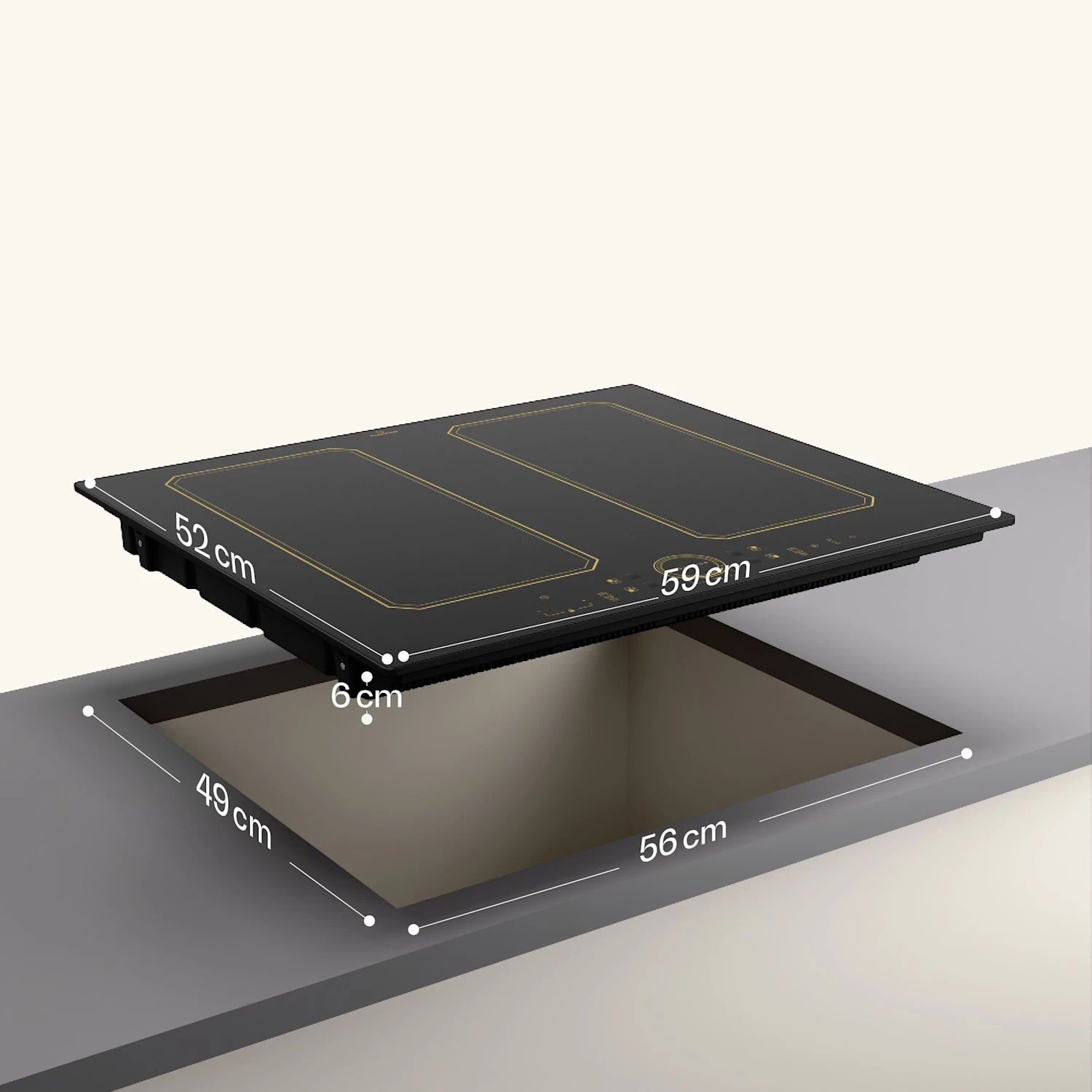 Victoria 4 Flex Induktionskochfeld Einbau 7000W 2 Flexzonen Timer 7 Victoria 4 Flex Induktionskochfeld Einbau 7000W 2 Flexzonen Timer – Bild 7