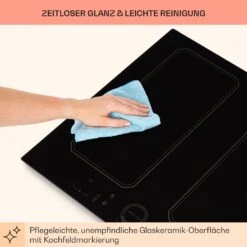 Victoria 4 Flex Induktionskochfeld Einbau 7000W 2 Flexzonen Timer 16 Victoria 4 Flex Induktionskochfeld Einbau 7000W 2 Flexzonen Timer -Haushaltsgeräte Geschäft 10040201 de 0008 usp