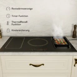 Victoria 5 Flex Induktionskochfeld Einbau 7400W 2 Flexzonen Timer -Haushaltsgeräte Geschäft 10040203 de 0006 usp
