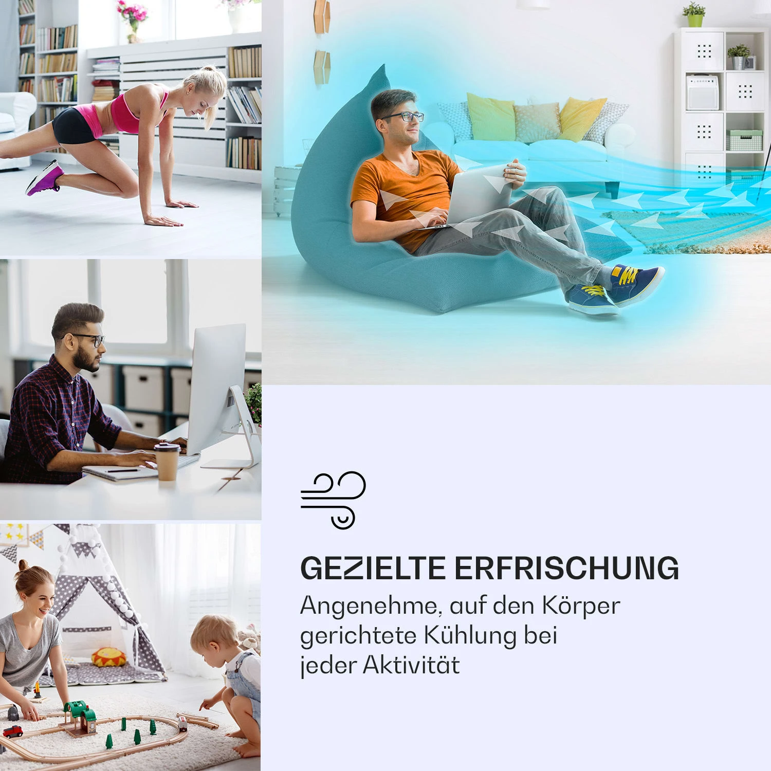 IceWind Plus Smart 4-in-1 Luftkühler Ventilator App-Steuerung 5 IceWind Plus Smart 4-in-1 Luftkühler Ventilator App-Steuerung – Bild 5