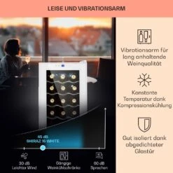 Shiraz 15 Slim Uno Weinkühlschrank 44l Touch-Bedienfeld 5-18°C 11 Shiraz 15 Slim Uno Weinkühlschrank 44l Touch-Bedienfeld 5-18°C -Haushaltsgeräte Geschäft 10040214 de 0004 usp