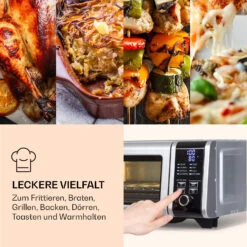 Vita-Crisp Heißluftfritteuse 1700W 10L 8 Funktionen Platzsparend -Haushaltsgeräte Geschäft 10040224 de 0004 logo